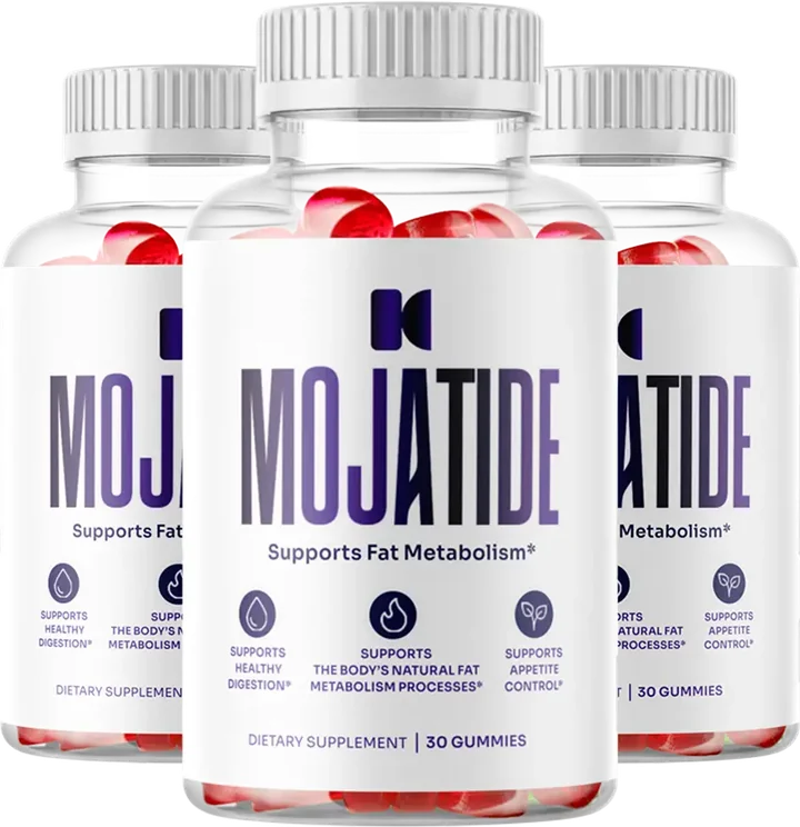 3 bottles of MojaTide gummies