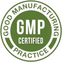 Good Manufacturing Practice certified badge